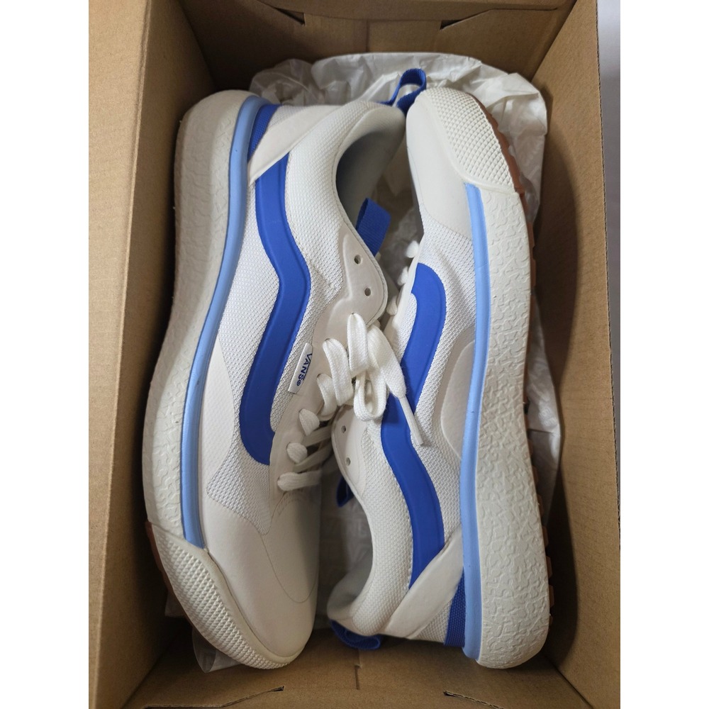 Vans UltraRange Exo Sneakers Mens 6.5 Womens 8 Blue White Excellent VN0A4U1KUR2